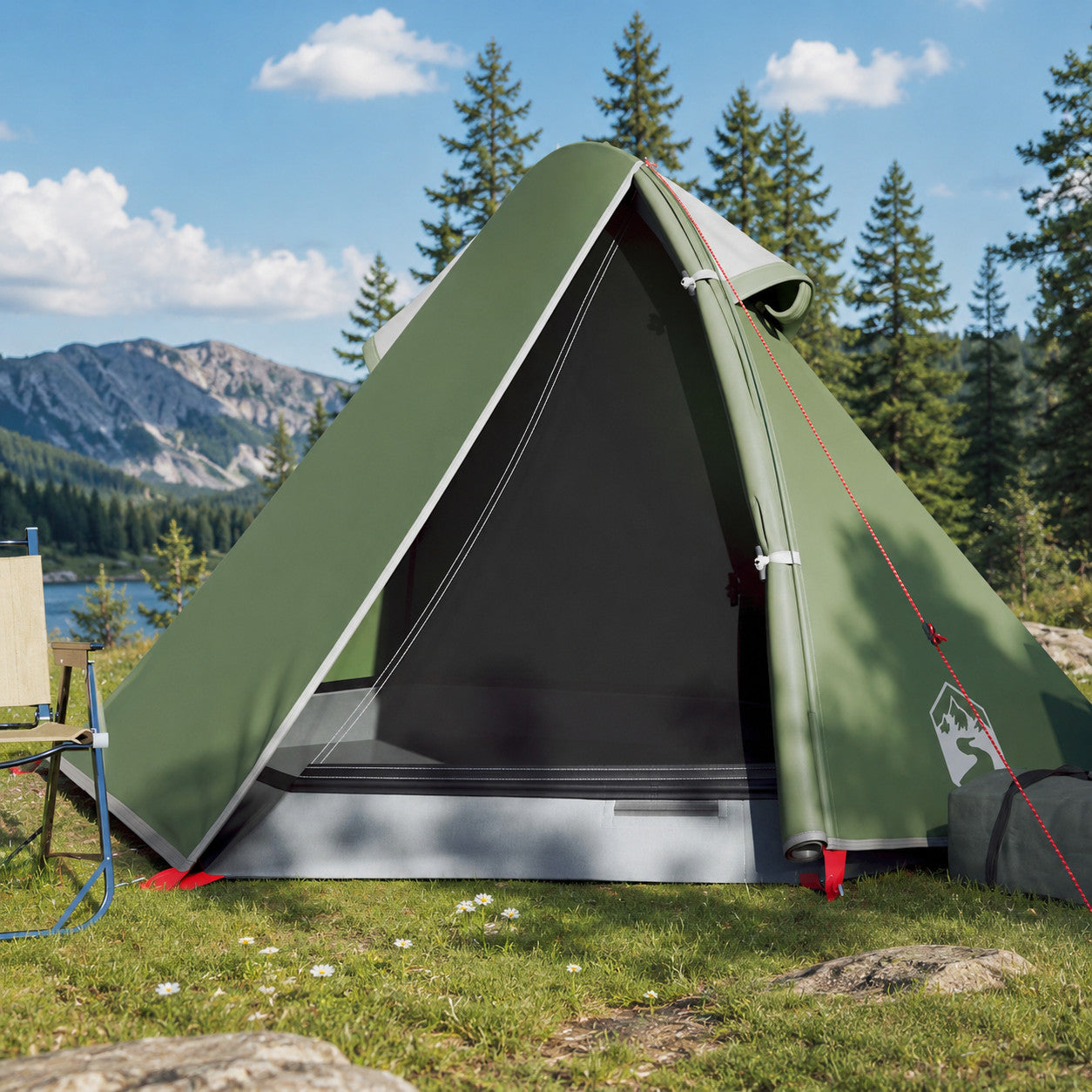 2 Personen Kuppelzelt Campingzelt Wasserdicht Outdoor Trekking 267cm