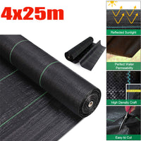 4x Unkrautvlies Gartenvlies 25m UV-stabilisiert Unkrautschutz Vlies