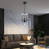 Kristall Deckenleuchte LED Kronleuchter Deckenlampe Schlafzimmer Lampe