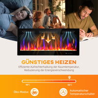 Elektrokamin Wandkamin 1800W Heizung Kamin Elektro Heizen