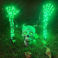 Halloween Totenkopf Skelett Schädel Skeletthände Deko Partyzubehör