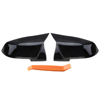 2x Spiegelkappen Gehäuse Glanz Schwarz F20 F21 F22 F30 F31 F32 F33 F36 E84