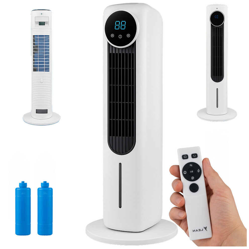 Luftkühler Turmventilator Ventilator Fernbedienung LCD Timer 60W