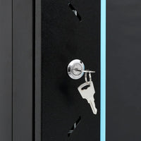Netzwerkschrank 18U Serverschrank 19 Zoll Rollen abschließbar 60x60x100