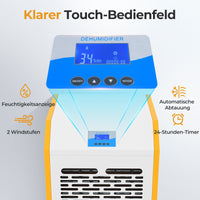 90L Luftentfeuchter Kommerziell 24H Timer Digitalanzeige Entfeuchter