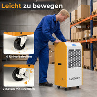 90L Luftentfeuchter Kommerziell 24H Timer Digitalanzeige Entfeuchter