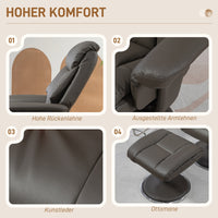 Relaxsessel Hocker Fernsehsessel Liegefunktion Wippfunktion Sessel