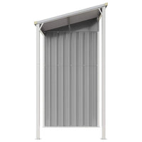 Gerätehaus Metall Schleppdach 277x107x181cm Geräteschuppen Stahl