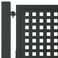 Gartentor Zauntor Hoftor Stahl 105x200cm Anthrazit Tor