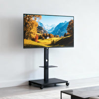 TV Wagen Standfuss Rollen 32-70 Zoll Höhenverstellbar Drehbar Schwenkbar