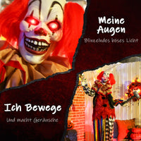 173cm Animatronik Halloween Leuchtaugen Sound Bewegung Deko