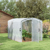 Foliengewächshaus 3x2x1,95m Tunnelgewächshaus Tomatenhaus