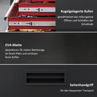 Werkstattwagen Werkzeugwagen Rollen Abschließbar Wagen Werkstatt