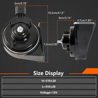2x Signalhorn Tiefton Hupe Fanfare E81 E82 E87 E88 F20 F21 F22 F45 F46