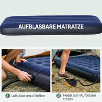 Feldbett Camping Set 4in1 Zelt Outdoor Bett