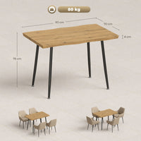 Esstisch 110x70cm Küchentisch Tisch Speisetisch Esszimmer Holztisch 4 Personen