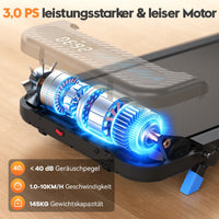 Laufband Elektrisch Klappbar Steigung APP Heimtrainer