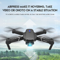 Drohne 4K Dual Kamera WiFi HD RC Quadrocopter Spielzeug 3 Akkus