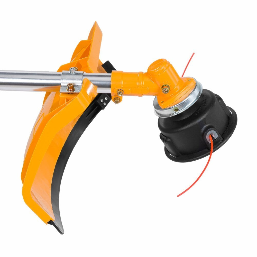 Rasentrimmer Benzin Motorsense 52ccm Freischneider 6 PS 2-Takt Trimmer Set