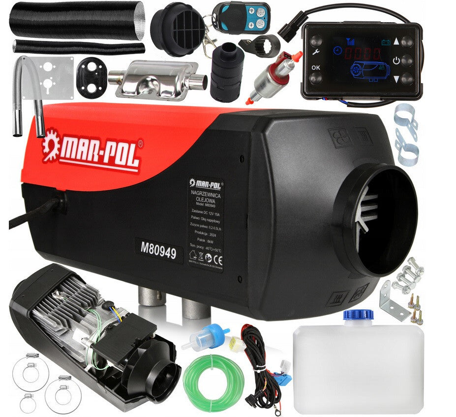 8KW Dieselheizung Standheizung Luftheizung 12V LCD LKW Boot