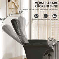 Relaxsessel Hocker Drehbar Fernsehsessel Liegefunktion Verstellbar Sessel
