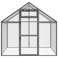 Voliere Vogelkäfig Vogelhaus 181x110x173cm Außenvoliere