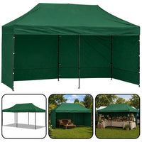 Faltpavillon 3x6m Partyzelt Gartenzelt Verkaufszelt Marktzelt Grün UV