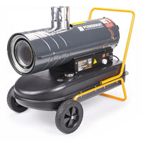 Heizkanone 30kW Bauheizer Diesel Heizgebläse Ölheizgebläse Abgasrohr