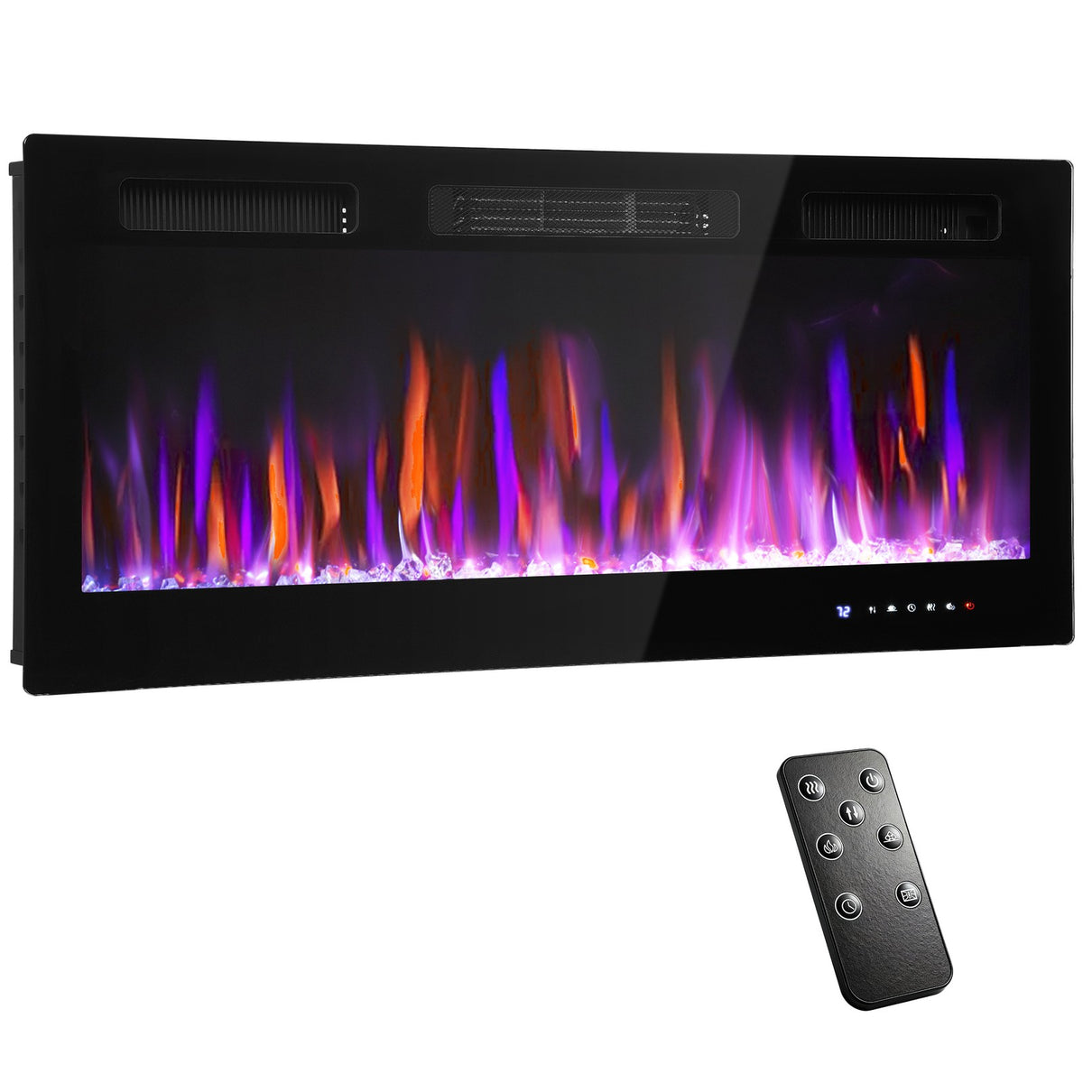 Elektrokamin Wandkamin 1800W Heizung Kamin Elektro Heizen