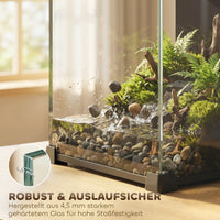 Aquarium Komplettset 36L LED Beleuchtung 30x30cm