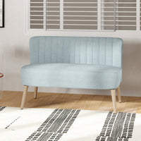 Sofa 2-Sitzer Couch Stoffsofa Polstersofa Loungesofa 117cm