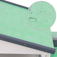 Kaninchenstall Hasenstall Kleintierstall Gehege 145x45x84cm