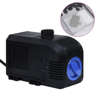 Garten Wasserfall Edelstahl 82cm LED Wasserspiel Pool Schwalldusche Pumpe