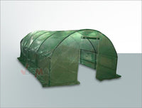 Gewächshaus Folienhaus Treibhaus Frühbeet 600x300x190cm Garten