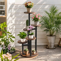 Blumenständer Blumentreppe Pflanzenregal Metallregal