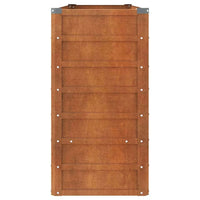 Hochbeet Cortenstahl 160x40x77cm Pflanzbeet Pflanzkasten