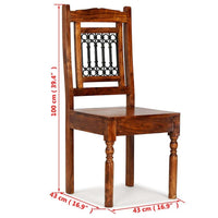 2er Set Esszimmerstühle Massivholz Antik Esszimmer Stuhl Möbel