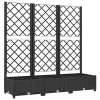 XXL Pflanzkuebel Spalier Rankgitter 120x40x121cm Pflanzkasten Blumenkasten