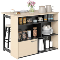 Bartisch Barhocker Set 3-teilig Klappbar Bistrotisch Stehtisch Theke