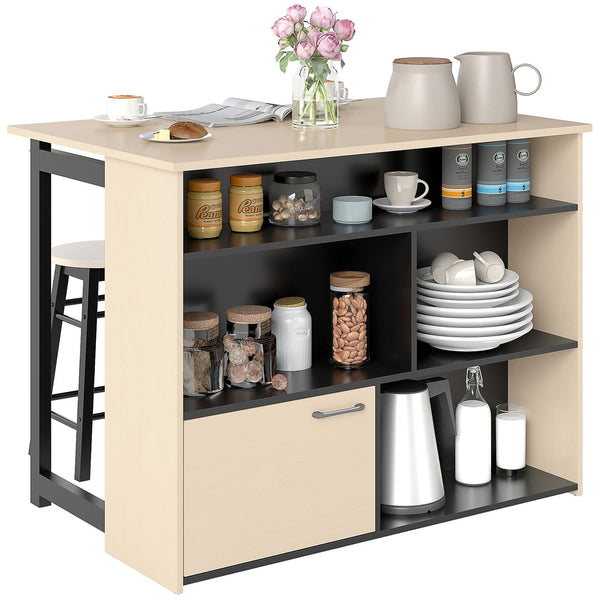 Bartisch Barhocker Set 3-teilig Klappbar Bistrotisch Stehtisch Theke