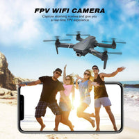 Drohne 4K Dual Kamera WiFi HD RC Quadrocopter Spielzeug 3 Akkus