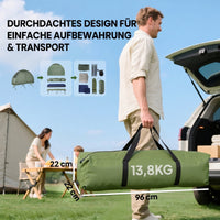 Feldbett Camping Set 4in1 Zelt Outdoor Bett