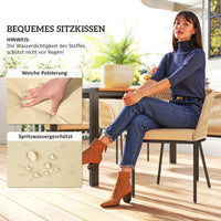5-teiliges Gartenmöbel-Set Balkonmöbel Möbel Garten