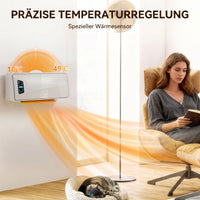 Wandheizgerät 2000W Keramik LED-Display Timer Thermostat Fernbedienung