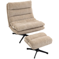Relaxsessel Hocker Drehbar 360° Höhenverstellbar Loungesessel