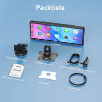 1026 Zoll 4K Wireless Carplay Android Auto Display Dashcam GPS Touchscreen