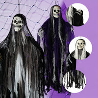 Halloween Skelett Geist 3er Set Geister Deko Gruselig Dekoration