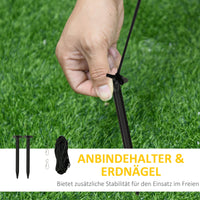 Aufblasbarer Weihnachtspinguin 155cm LED Beleuchtung Selbstaufblasend