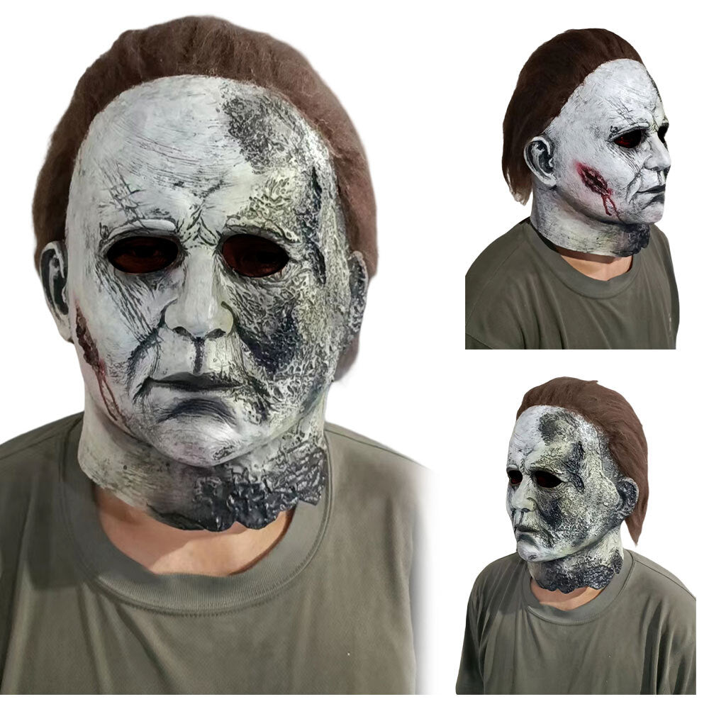 Halloween Michael Myers Vollmaske Horror Verkleidung Kostüm Maske