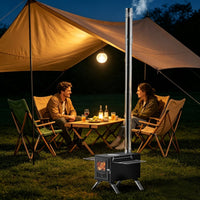 Zeltofen Zeltheizung Holzofen Camping Herdplatte Terrassenofen